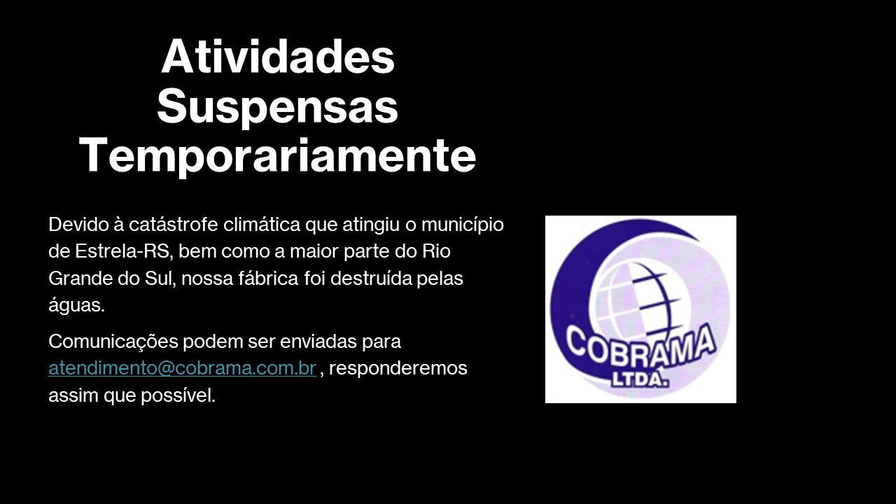 Aviso Importante. Atividades suspensas temporariamente